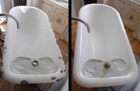 Réparation de baignoire